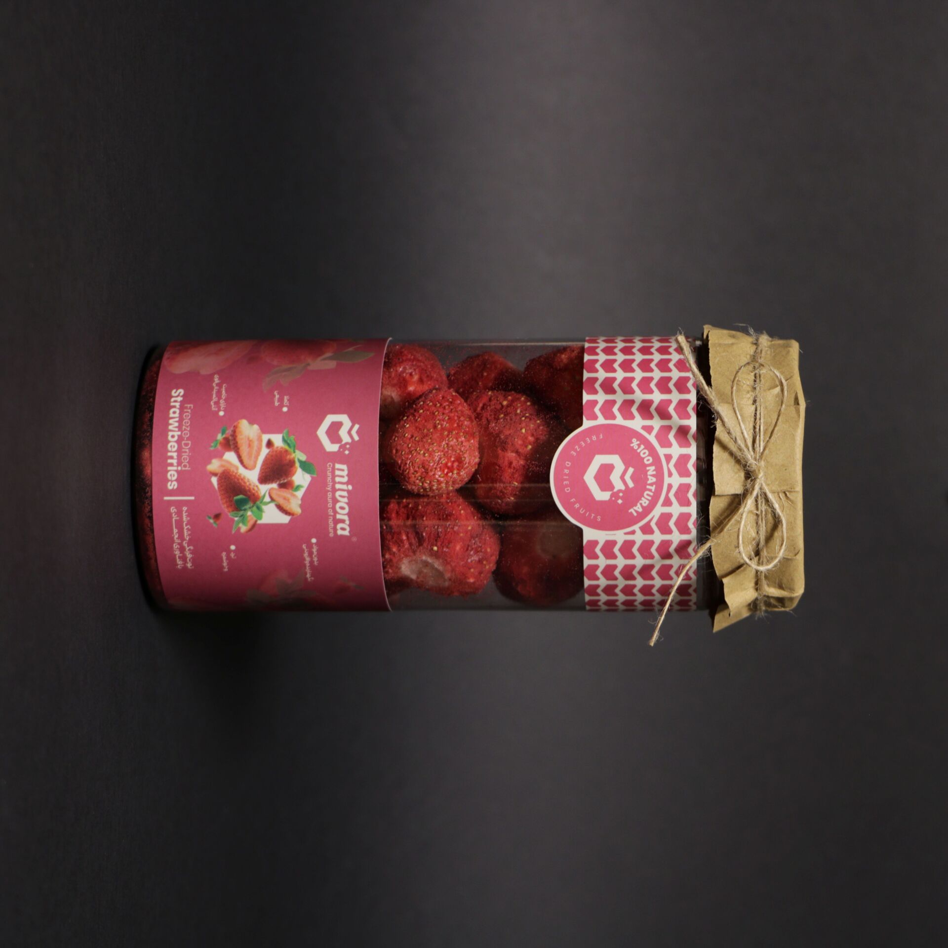  توت فرنگی فریز درای | Freeze dried strawberry | میوه توت فرنگی پفکی | توت فرنگی کرانچی 